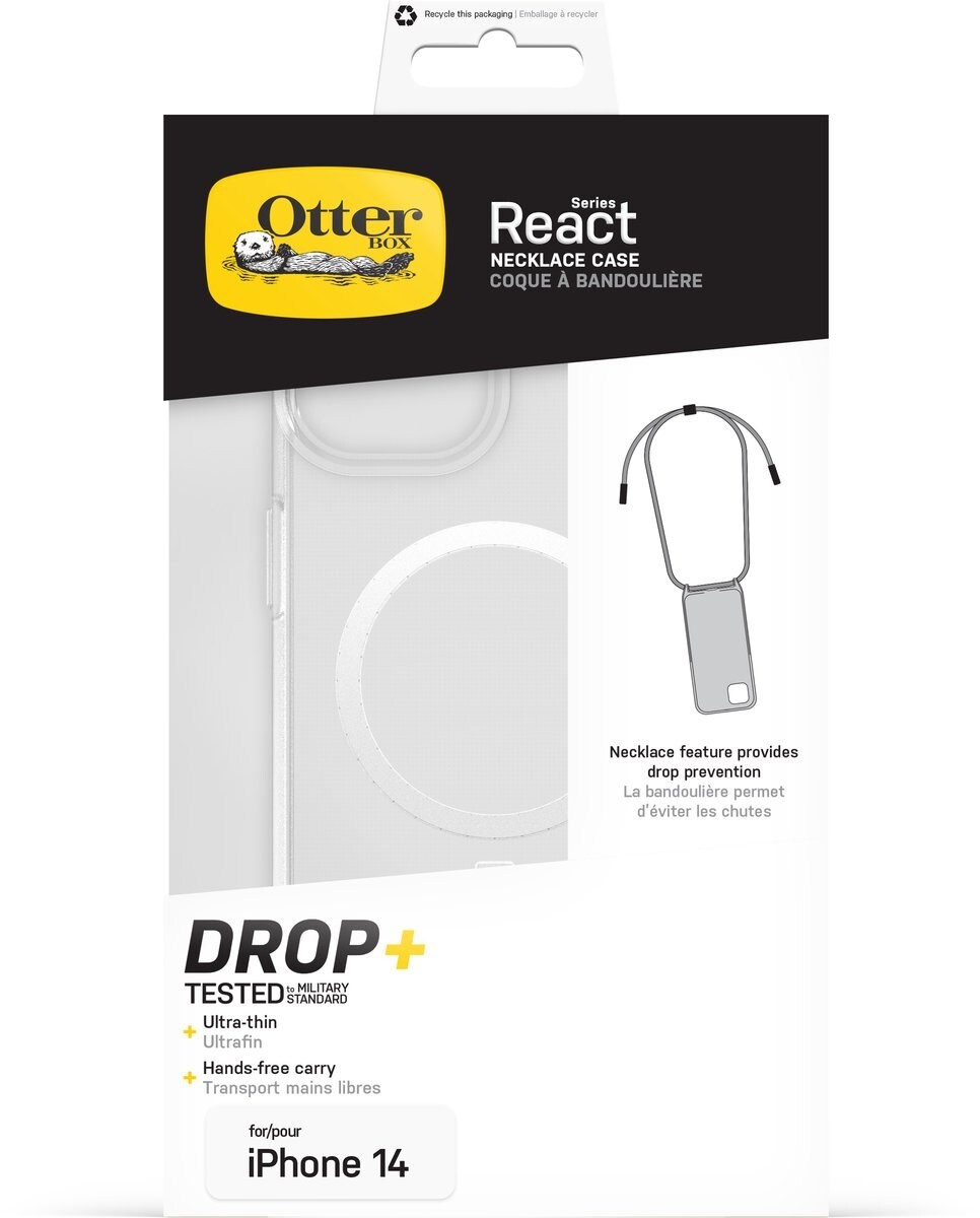 Capa com Fita OtterBox React MagSafe para iPhone 14 2