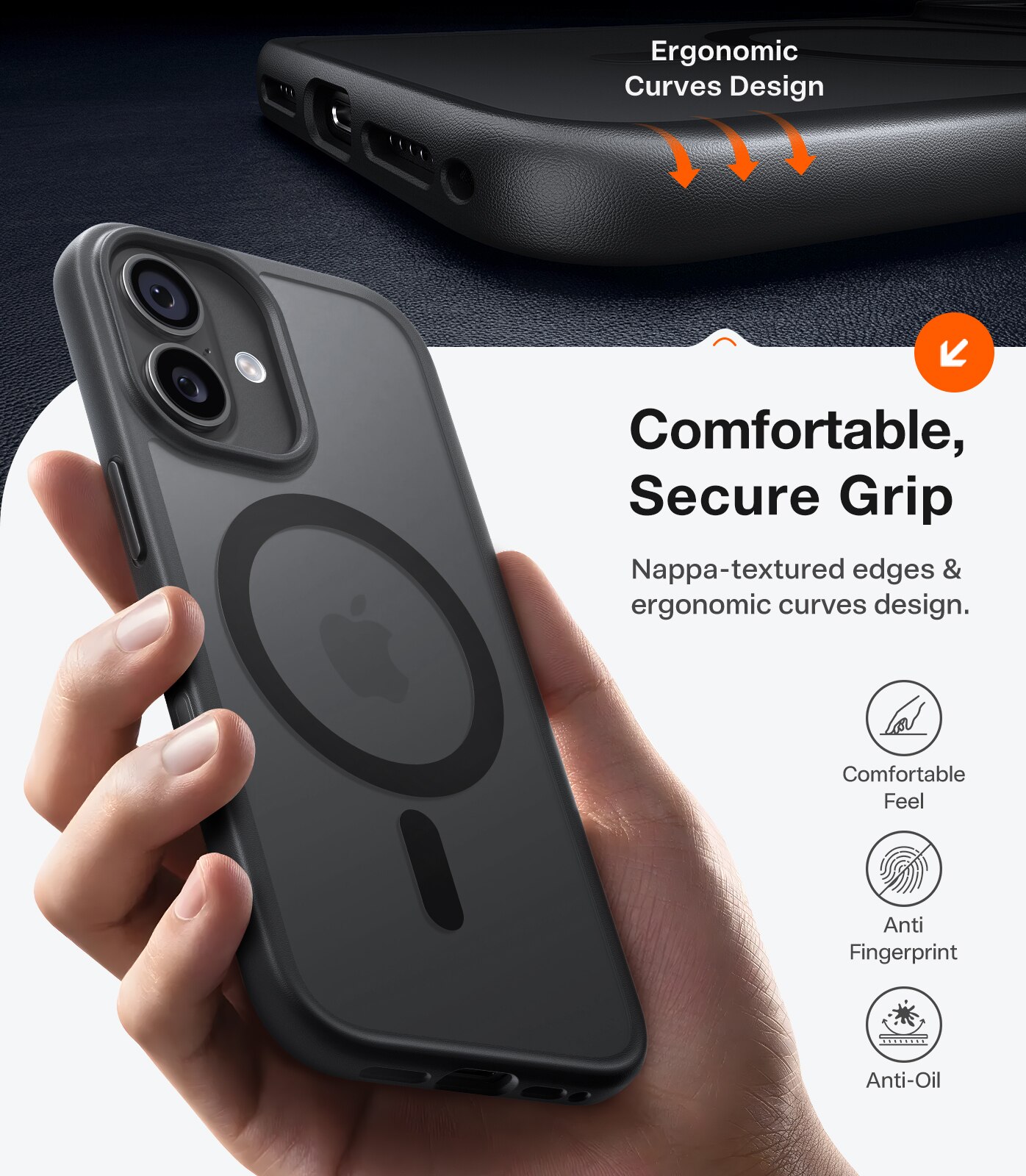 Capa Torras Guardian MG iPhone 17 - Preto 4