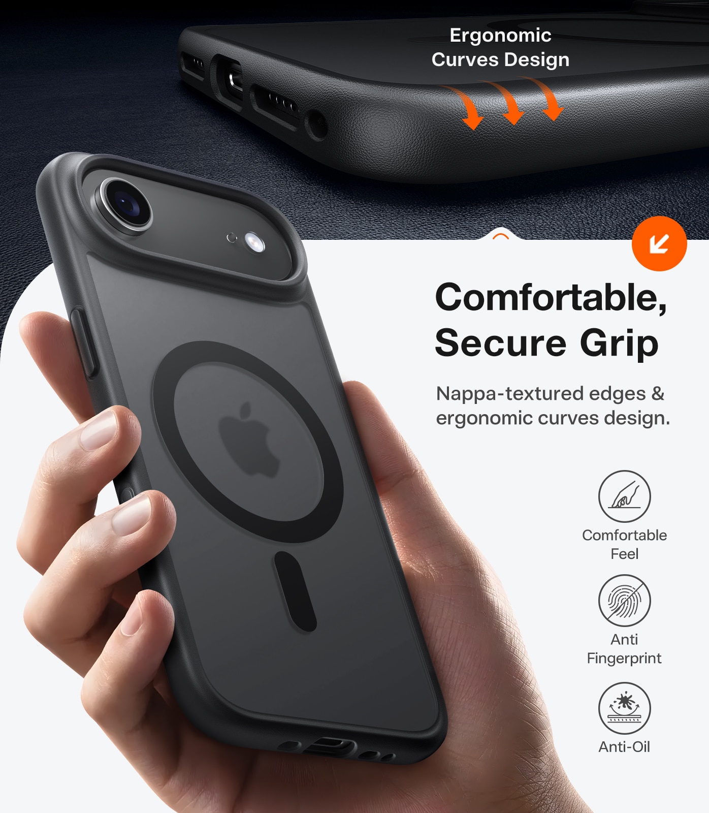 Capa Torras Guardian MG iPhone 17 Air - Preto 4