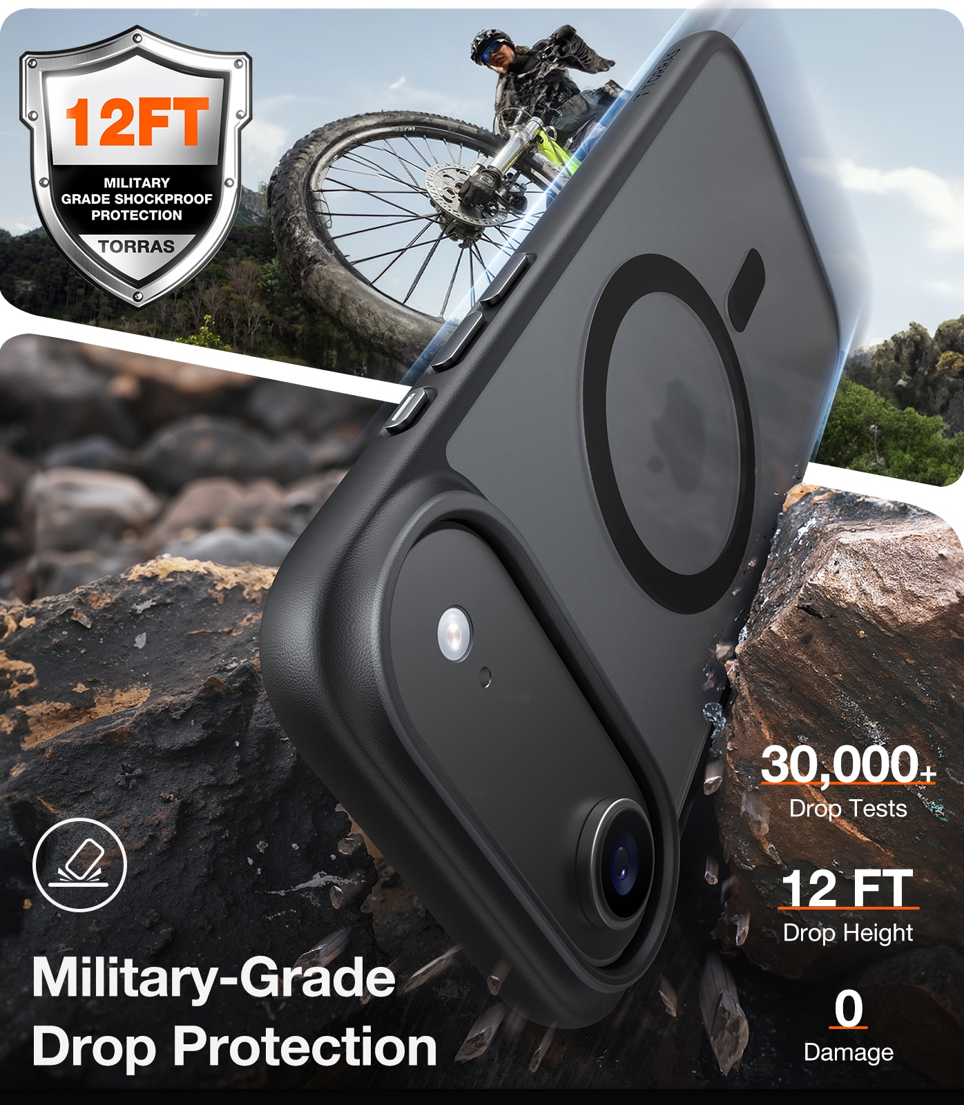 Capa Torras Guardian MG iPhone 17 Air - Preto 7