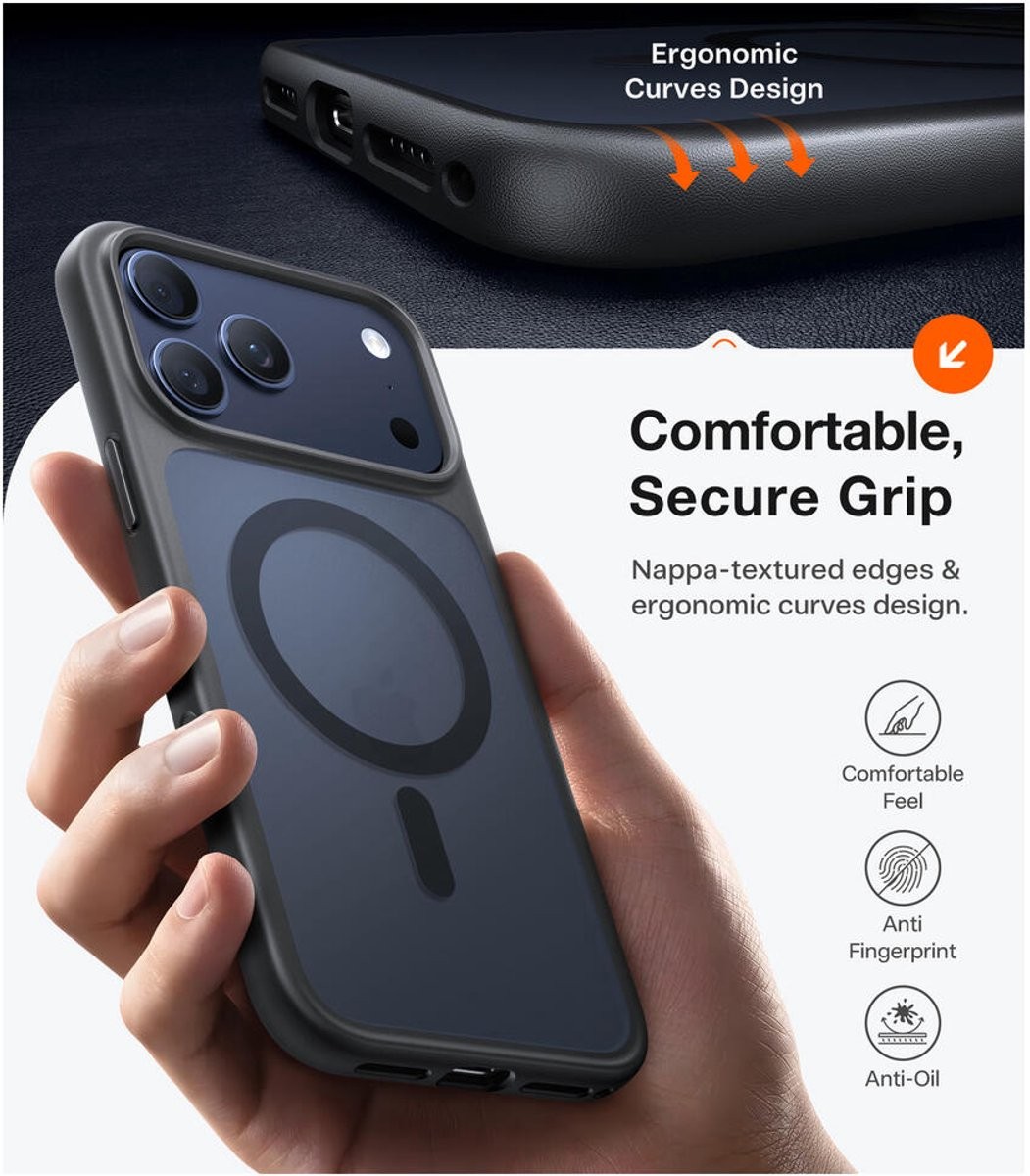 Capa Torras Guardian MG Iphone 17 Pro Max - Preto Preto-5