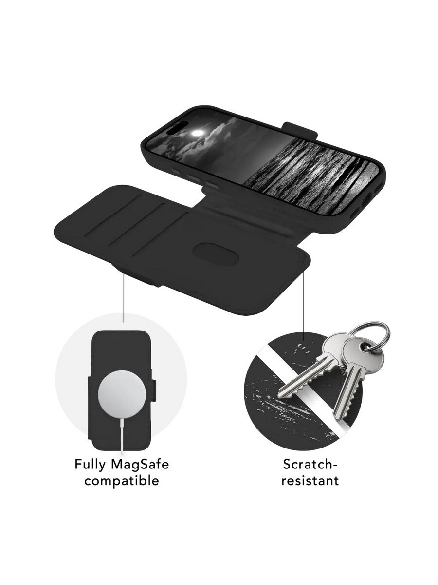 Capa Dbramante1928 iPhone 17 Pro Lynge MagSafe Icon - Midnight Cinzento-escuro-8