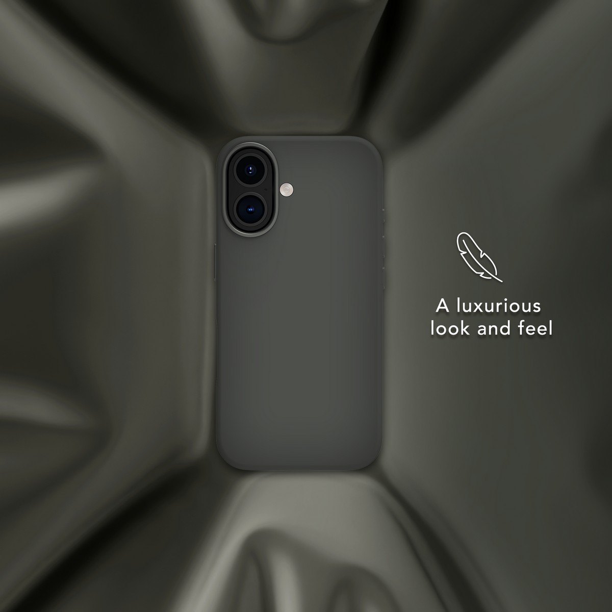 Capa Dbramante1928 iPhone 16 Roskilde Icon - Forest Shadow Verde-escuro-2