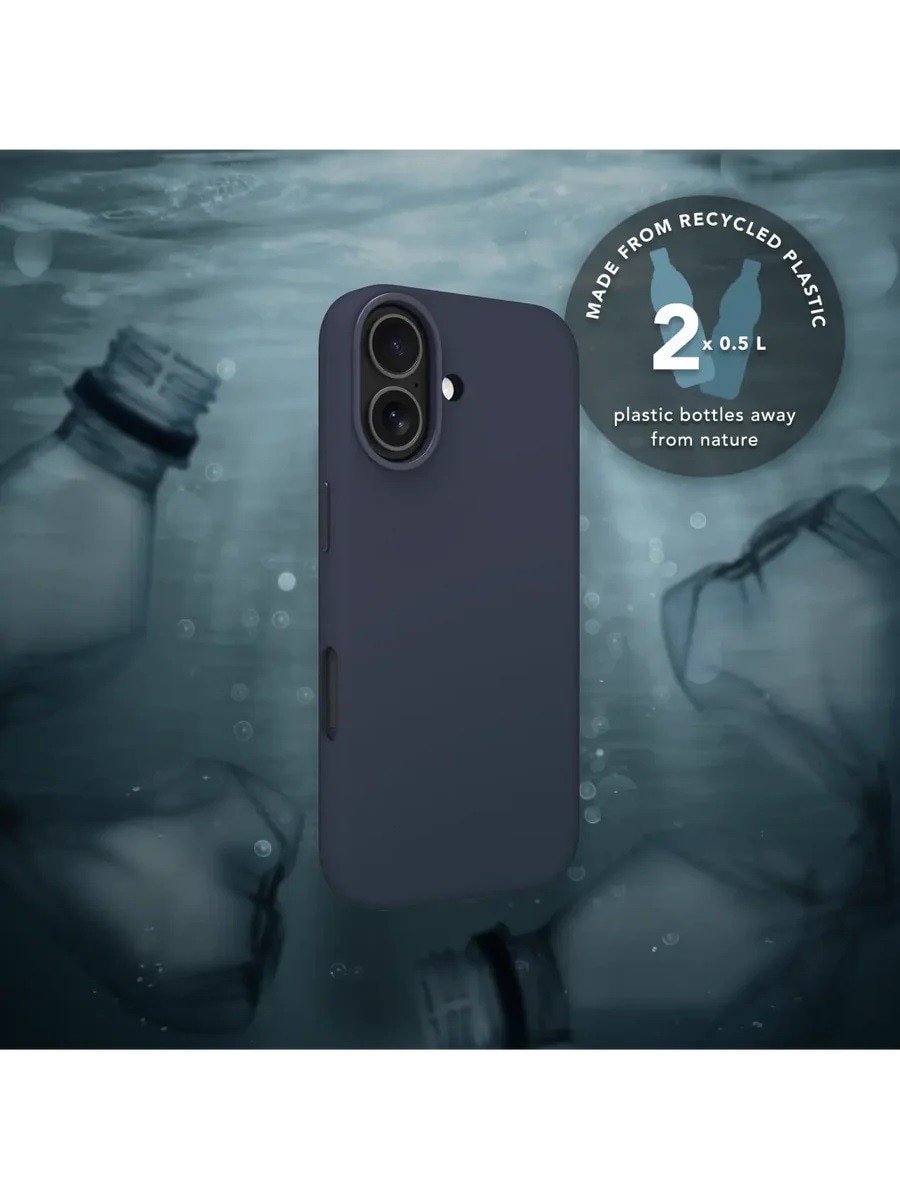 Capa Dbramante1928 iPhone 17 Roskilde Icon - Deep Water Azul-escuro-5