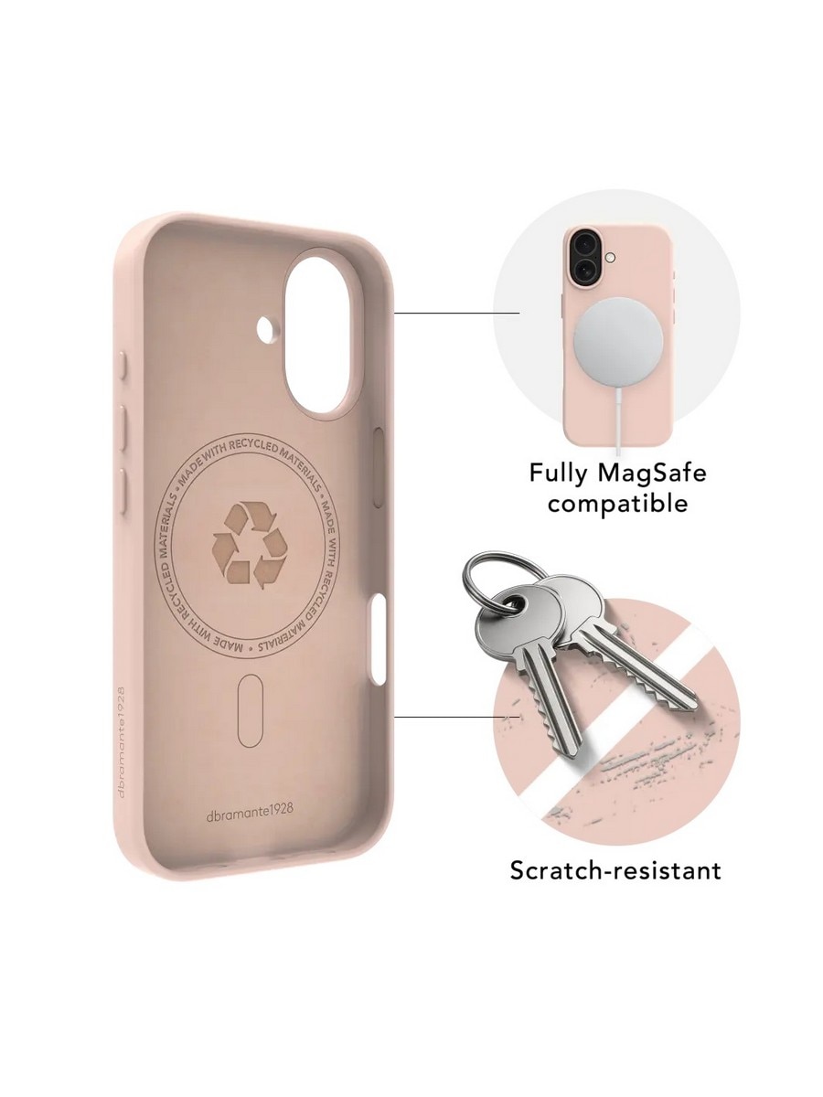 Capa Dbramante1928 iPhone 17 Roskilde Icon - Pink Sand Rosa-2