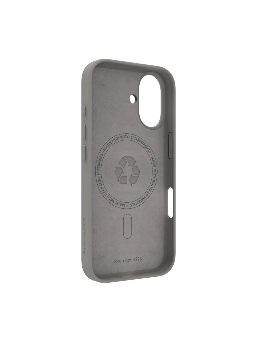 Capa Dbramante1928 iPhone 17 Roskilde Icon - River Stone Cinzento-claro-3