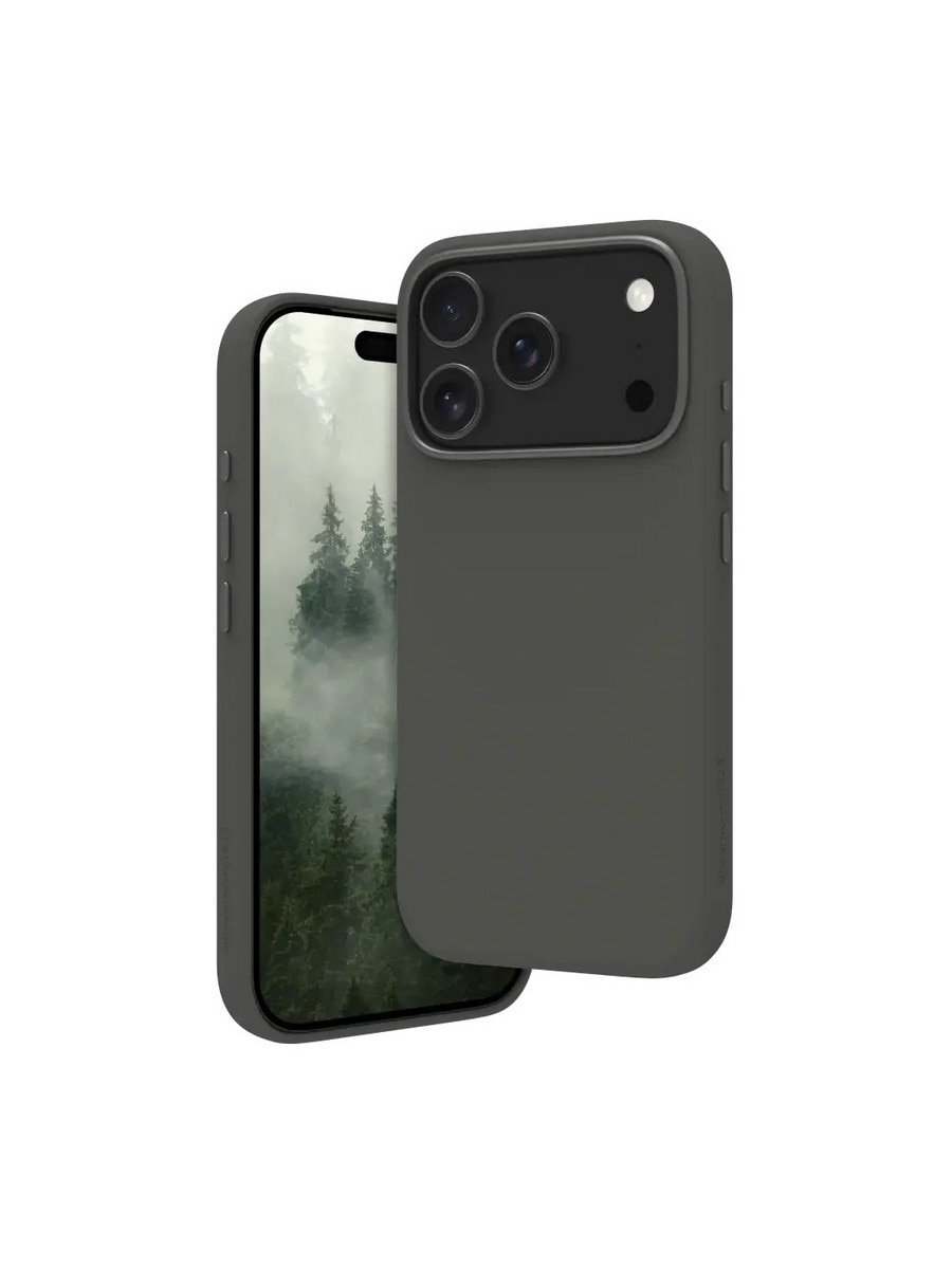 Capa Dbramante1928 iPhone 17 Pro Roskilde Icon - Forest Shadow Verde-escuro-1
