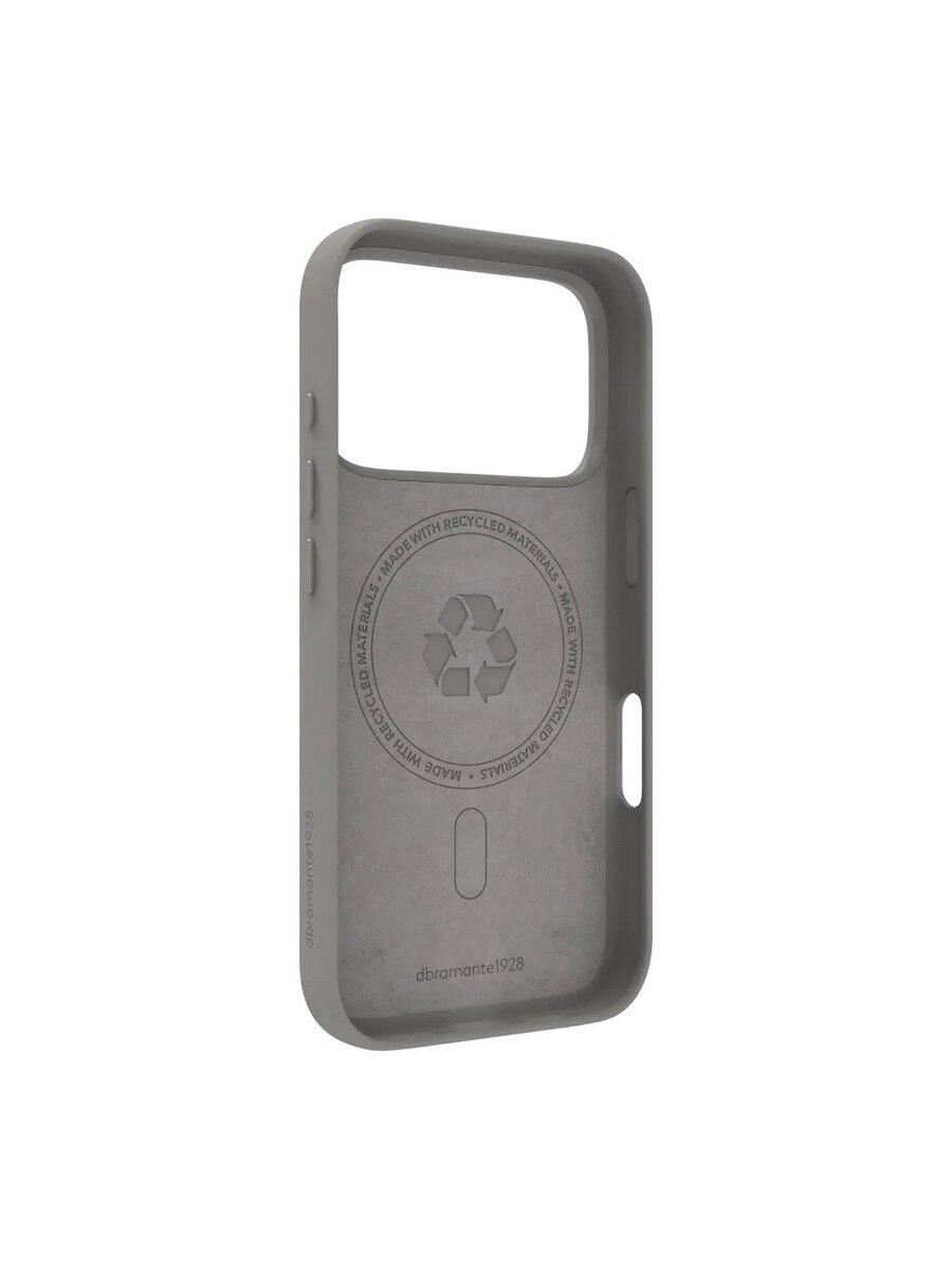 Capa Dbramante1928 iPhone 17 Pro Roskilde Icon - River Stone Cinzento-claro-3