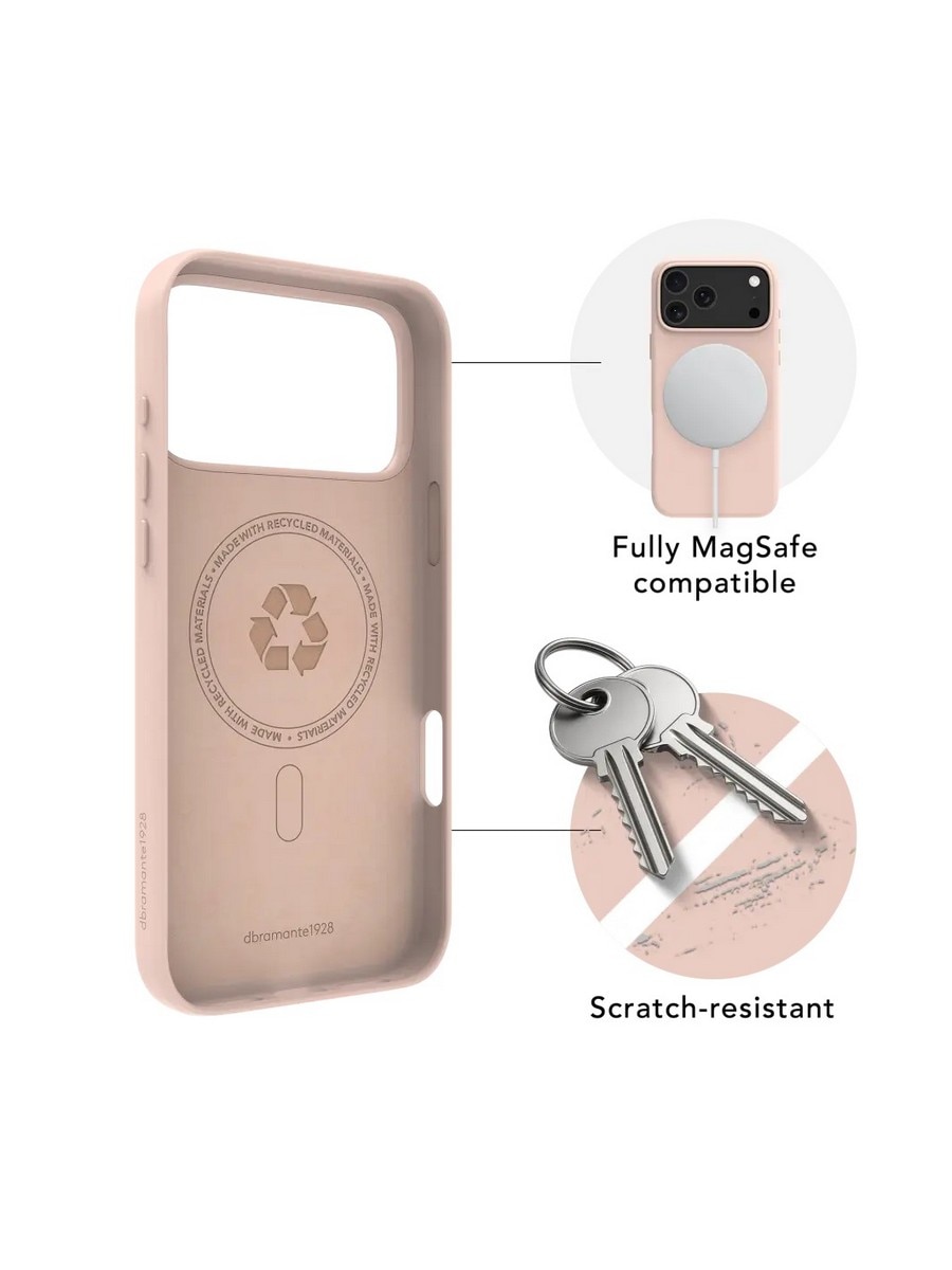 Capa Dbramante1928 iPhone 17 Pro Max Roskilde Icon - Pink Sand Rosa-2