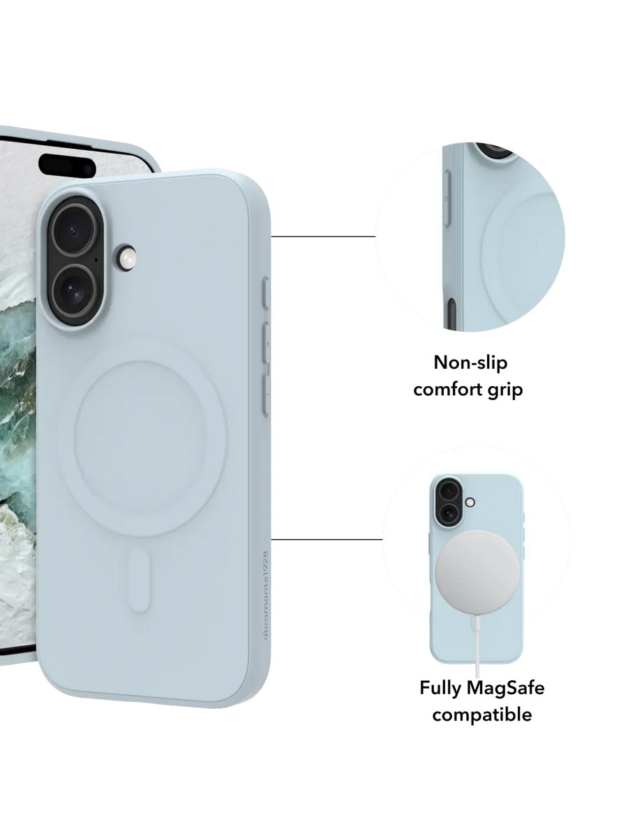 Capa Dbramante1928 iPhone 17 Greenland Pro MagSafe - Glacier Azul-claro-8