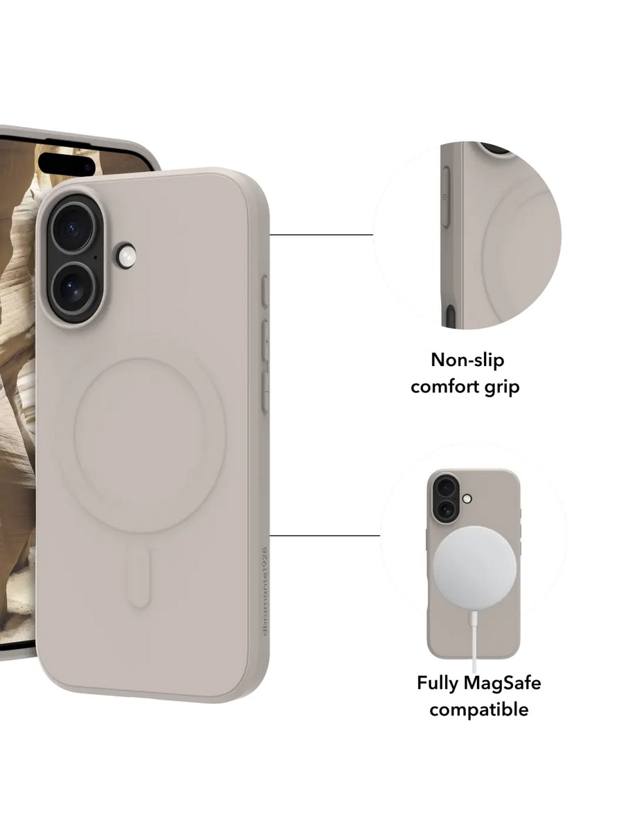 Capa Dbramante1928 iPhone 17 Greenland Pro MagSafe - Sandstone Bege-8