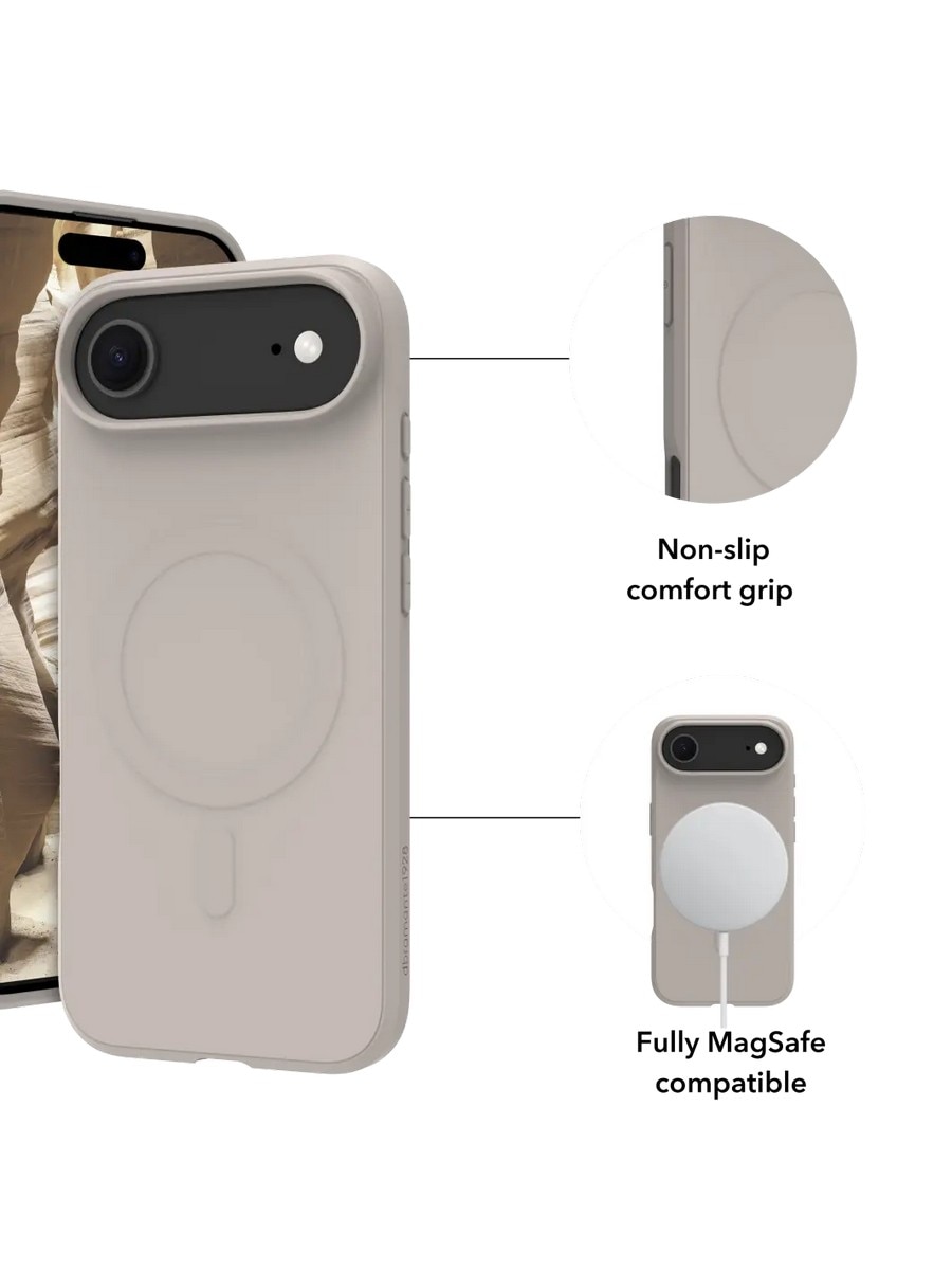 Capa Dbramante1928 iPhone Air Greenland Pro MagSafe - Sandstone Bege-8