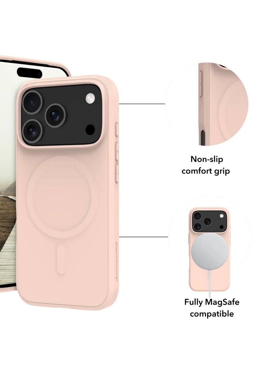Capa Dbramante1928 iPhone 17 Pro Greenland Pro MagSafe - Pink Sand Rosa-8