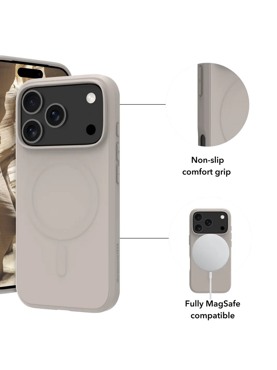 Capa Dbramante1928 iPhone 17 Pro Max Greenland Pro MagSafe - Sandstone Bege-8
