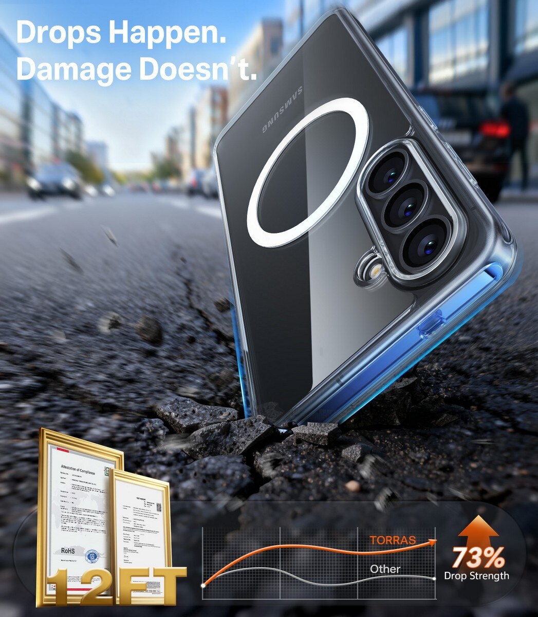 Capa Torras Guardian-Mag Series Samsung Galaxy S26 6.9" - Clear Transparente-2