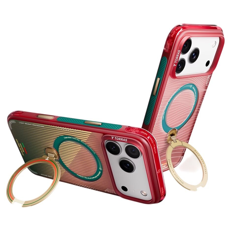 Capa Torras Ostand Q3 Air Portugal iPhone 17 Pro - Glory Slash 4