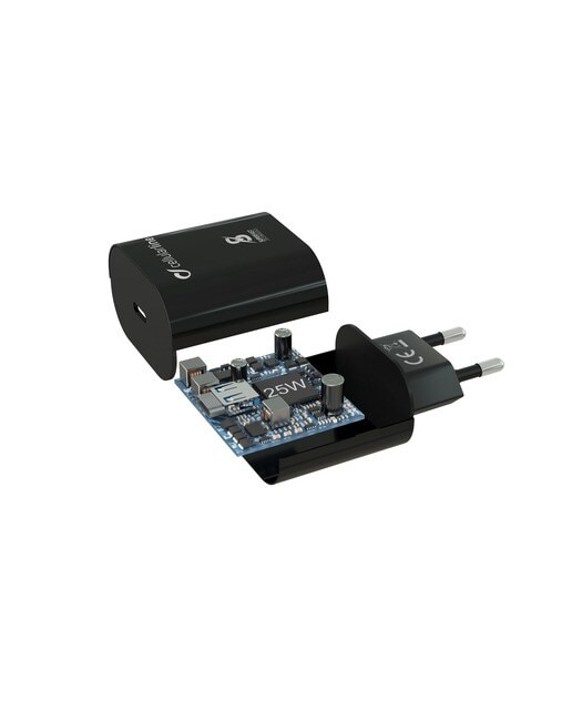 Carregador Cellular Line USB-C 25W - Preto 1