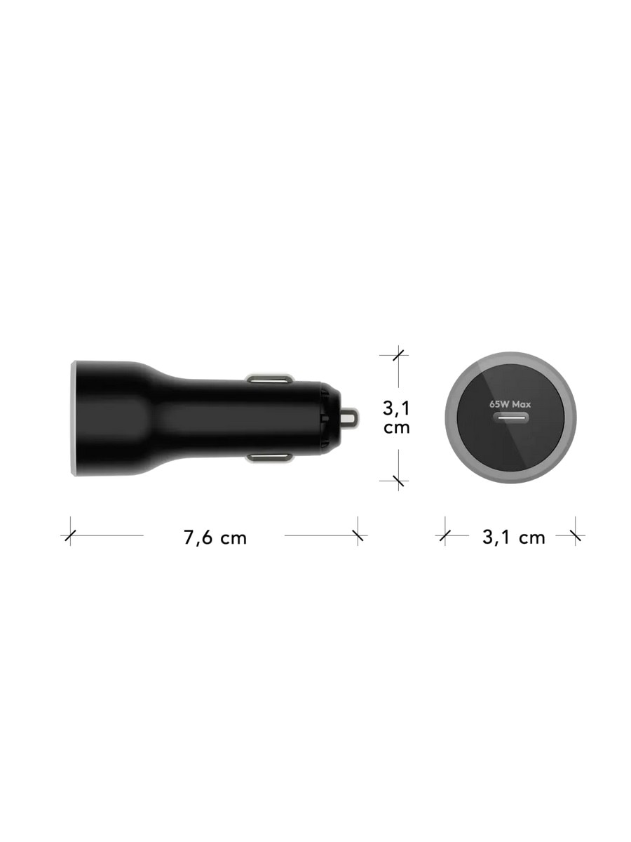 Carregador para Automóvel Dbramante1928 Re-Change USB-C 65 W - Preto Preto-3
