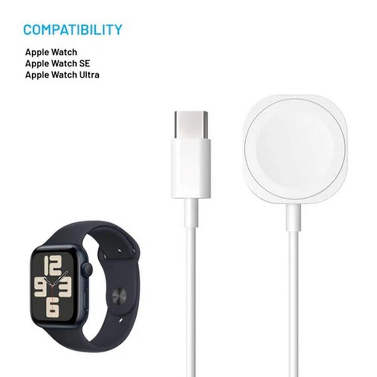 Cabo de Carregamento Fixed USB-C para Apple Watch 3