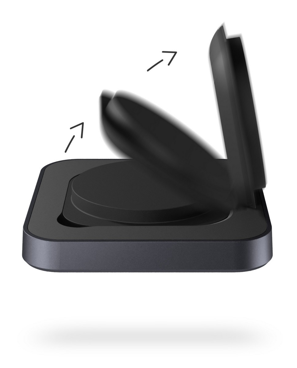 Carregador sem Fios Otterbox Zens NightStand Magnetic Wireless Charger - Preto 5