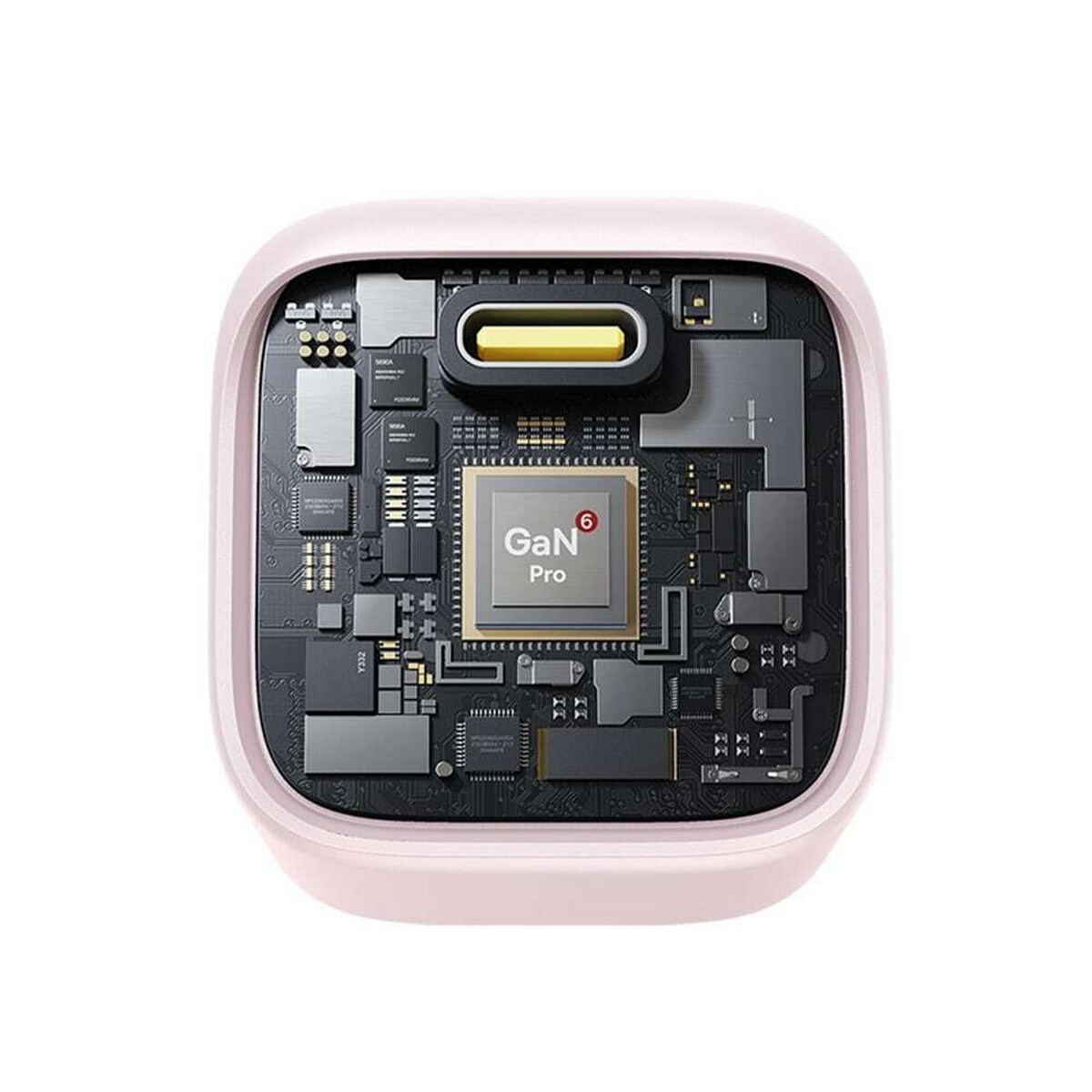 Carregador Baseus PicoGo GaN Fast Charger Ultra-Mini 45W USB-C - Rosa 3