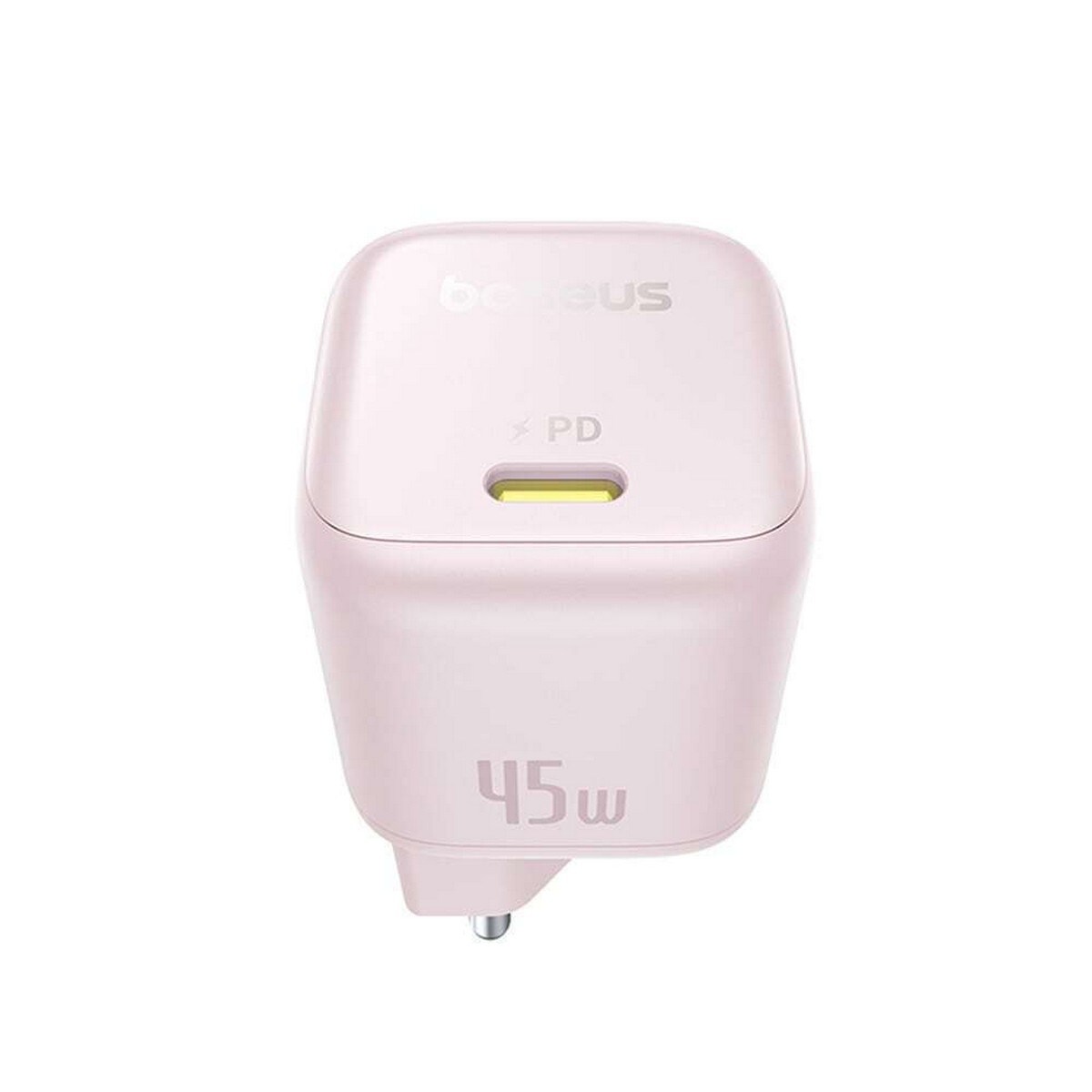 Carregador Baseus PicoGo GaN Fast Charger Ultra-Mini 45W USB-C - Rosa 5