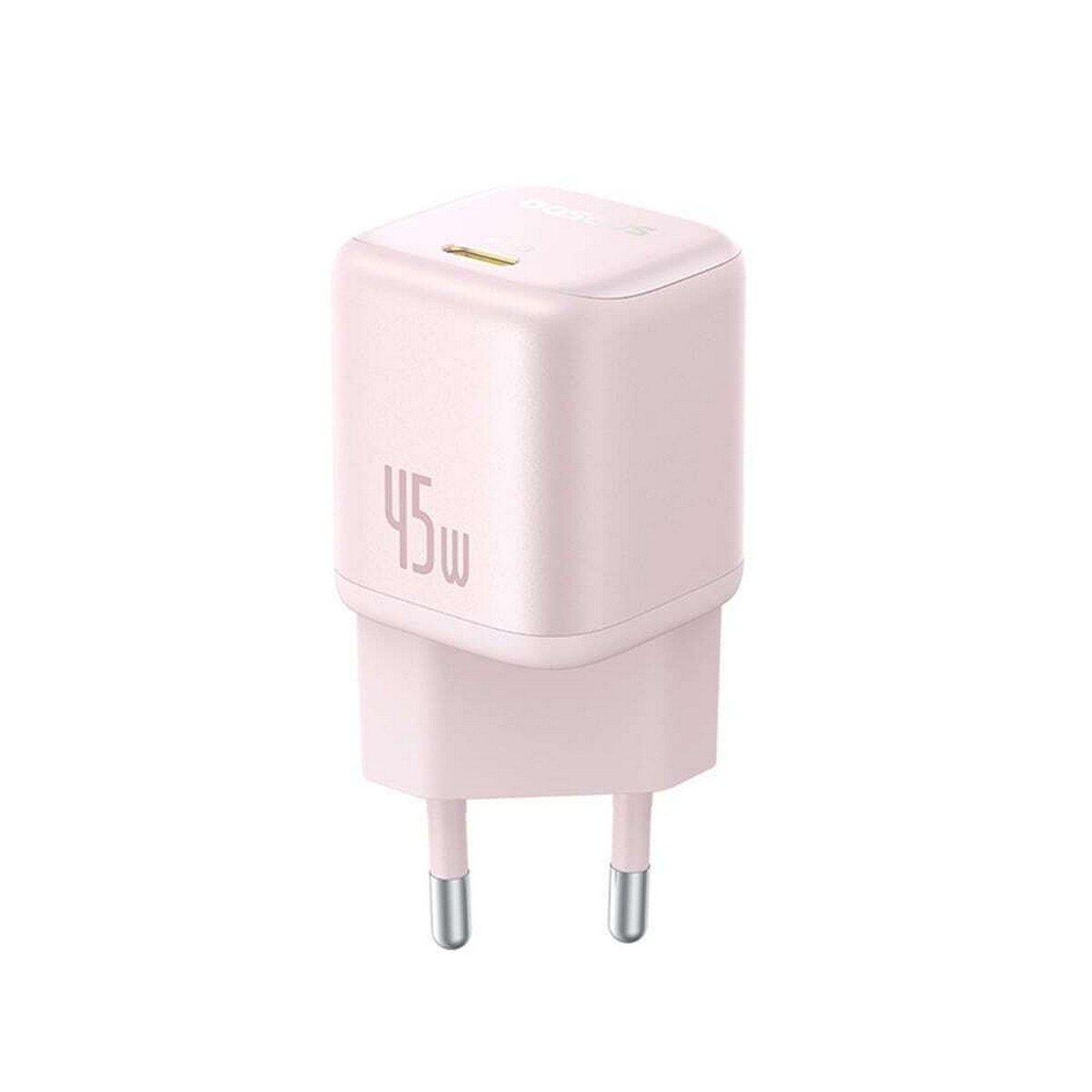 Carregador Baseus PicoGo GaN Fast Charger Ultra-Mini 45W USB-C - Rosa 6
