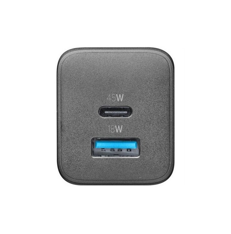 Carregador Cellular Line GaN USB+ USB-C Multipower Micro 45W - Preto Preto-2