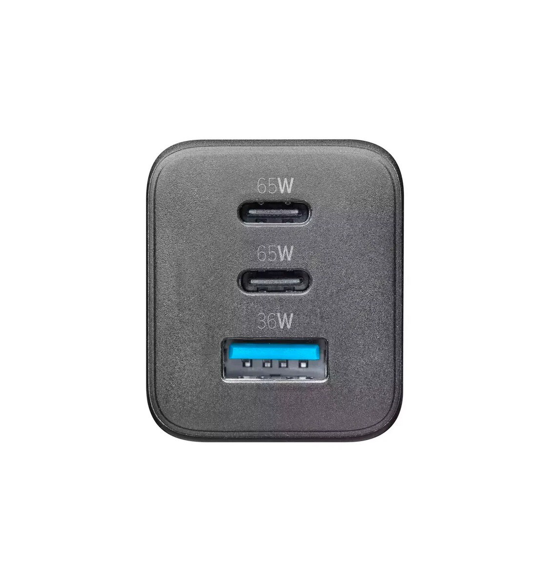 Carregador Cellular Line Casa GaN Multipower 1x USB-A + 2x USB-C 65W - Preto Preto-3