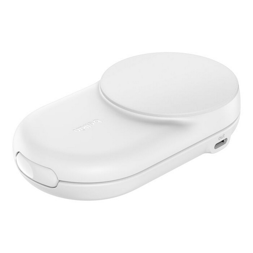 Carregador Belkin sem Fios e Magnético Dobrável, 2 em 1, com Qi2 de 25 W - Branco Branco-3