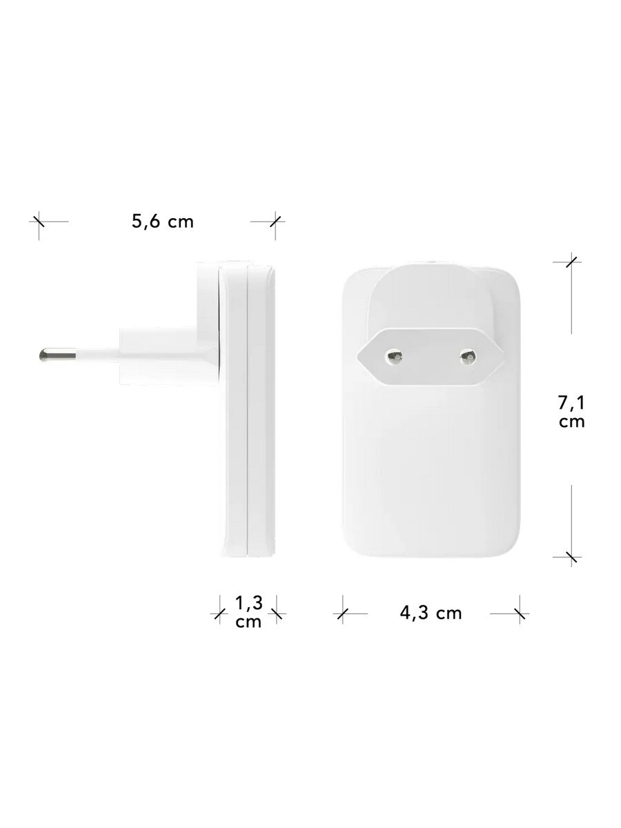 Carregador Fino Dbramante Slim Charger USB-C 30W+30W-A 2