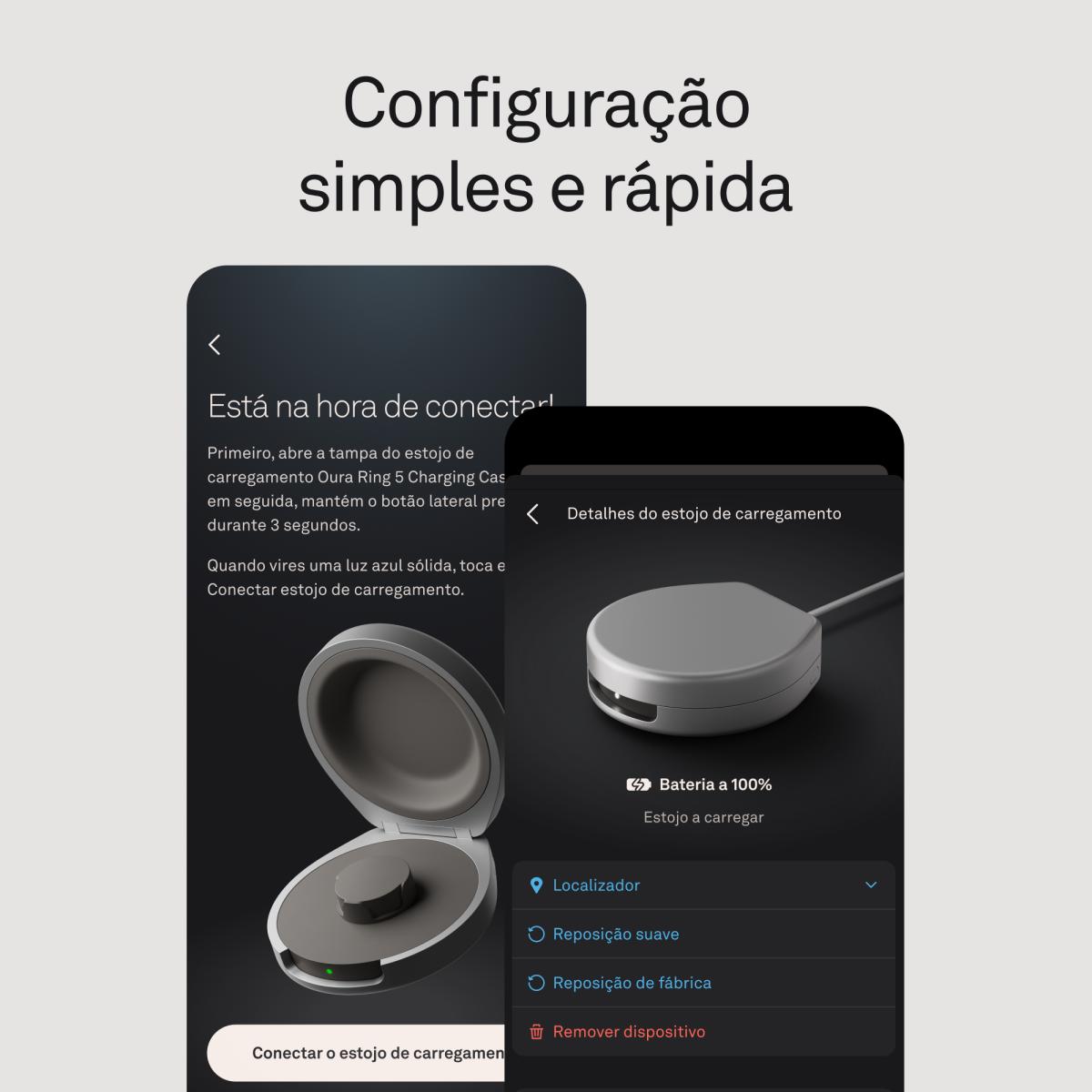 Carregador Portátil Oura Ring 5 Cinzento-5
