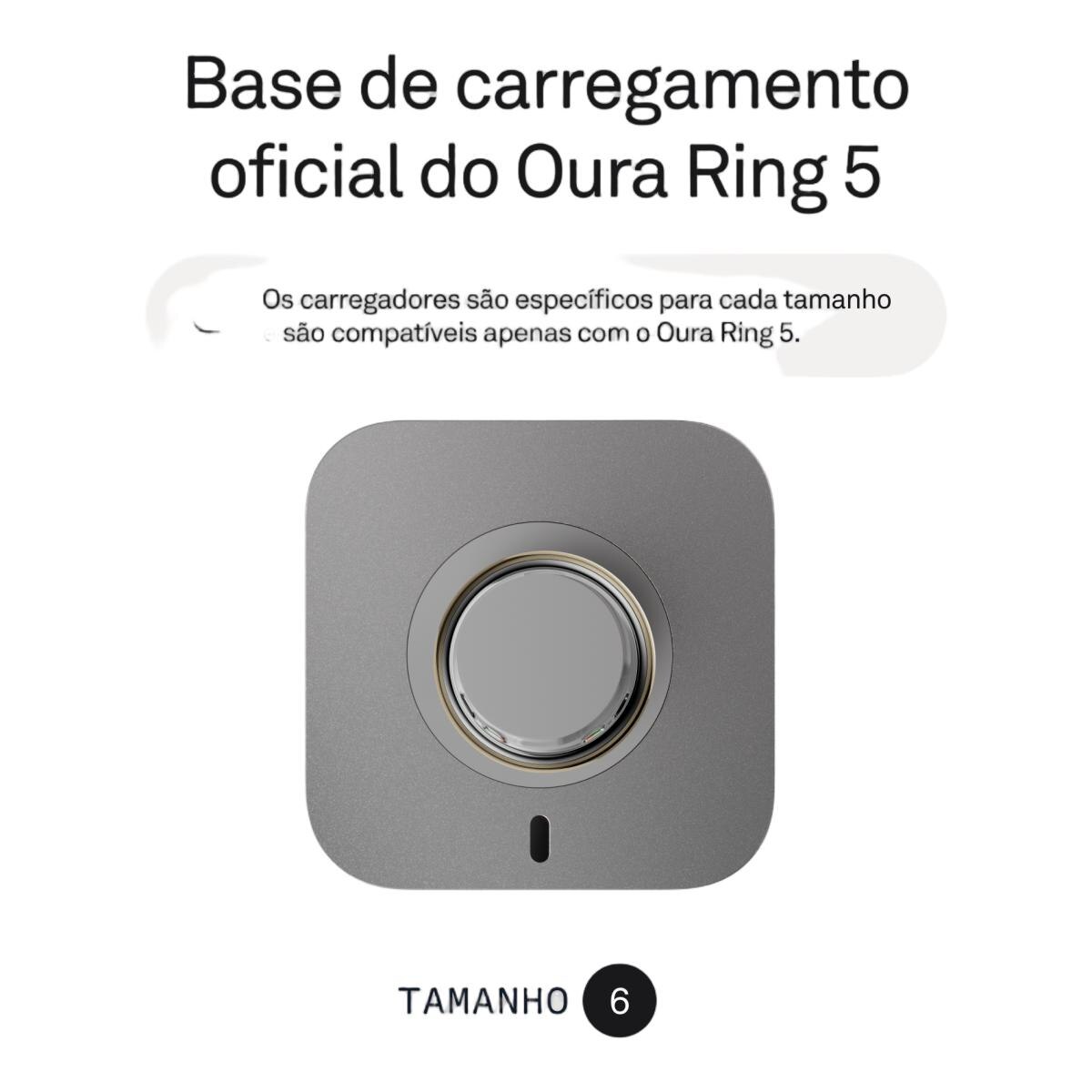 Carregador Oura Ring 5 Cinzento-2
