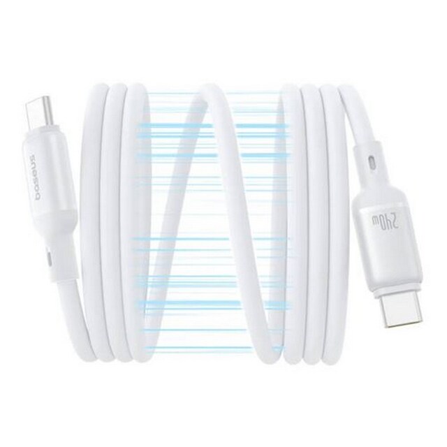 Imagem 0 de Cabo USB-C Baseus Picogo Magnético 240w 1m - Branco
