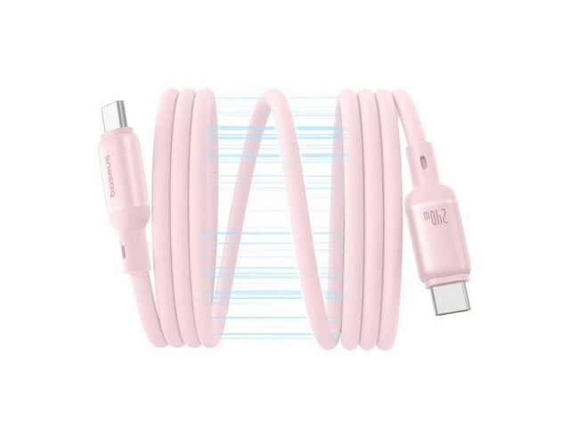 Imagem 0 de Cabo Magnético Baseus Picogo USB-C para USB-C 240w 1m - Rosa