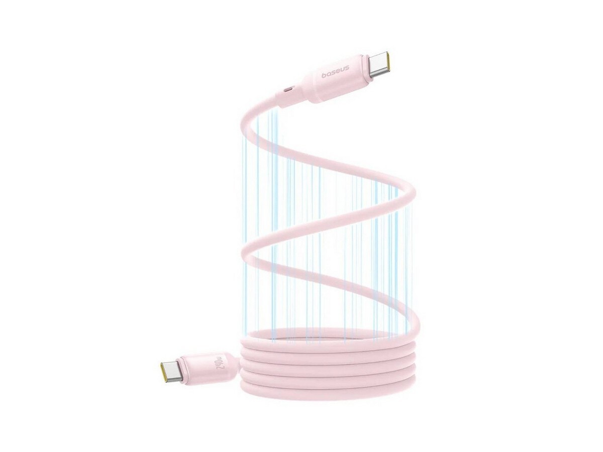 Cabo Magnético Baseus Picogo USB-C para USB-C 240w 1m - Rosa 3