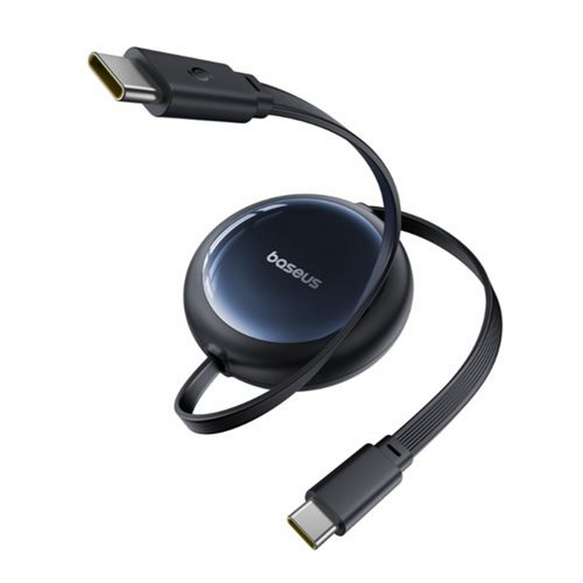 Imagem 0 de Cabo Compacto Baseus-Nomos de Carga Rápida USB-C a USB-C 100W 1,5m - Preto