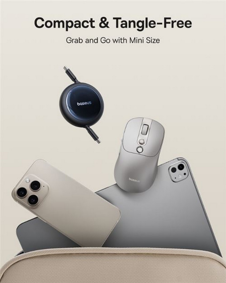 Cabo Compacto Baseus-Nomos de Carga Rápida USB-C a USB-C 100W 1,5m - Preto 8