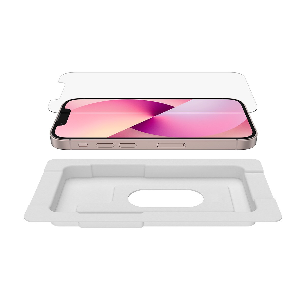 Película de Vidro Temperado Belkin Antibacteriana para iPhone 13 Mini Transparente-4