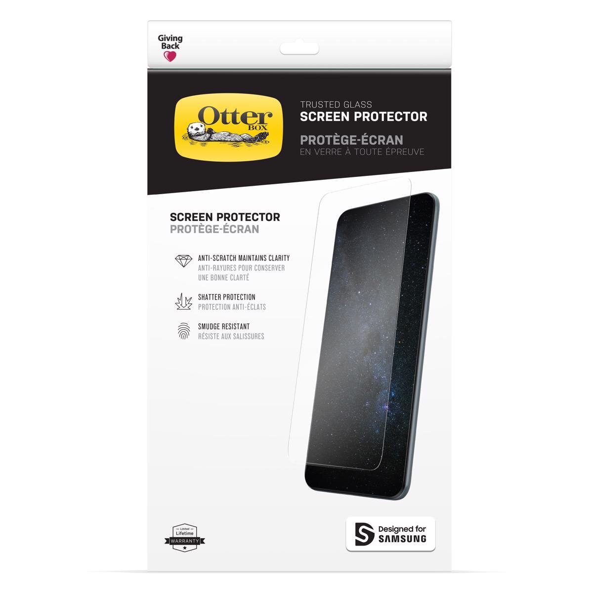 Película de Vidro Ecrã OtterBox Trusted Glass para Samsung Galaxy S21 FE 4