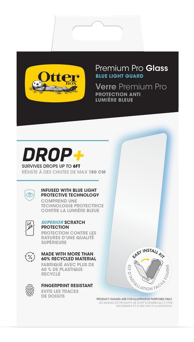 Película de Vidro Otterbox Premium Pro Glass Blue Light Guard para iPhone 16 3