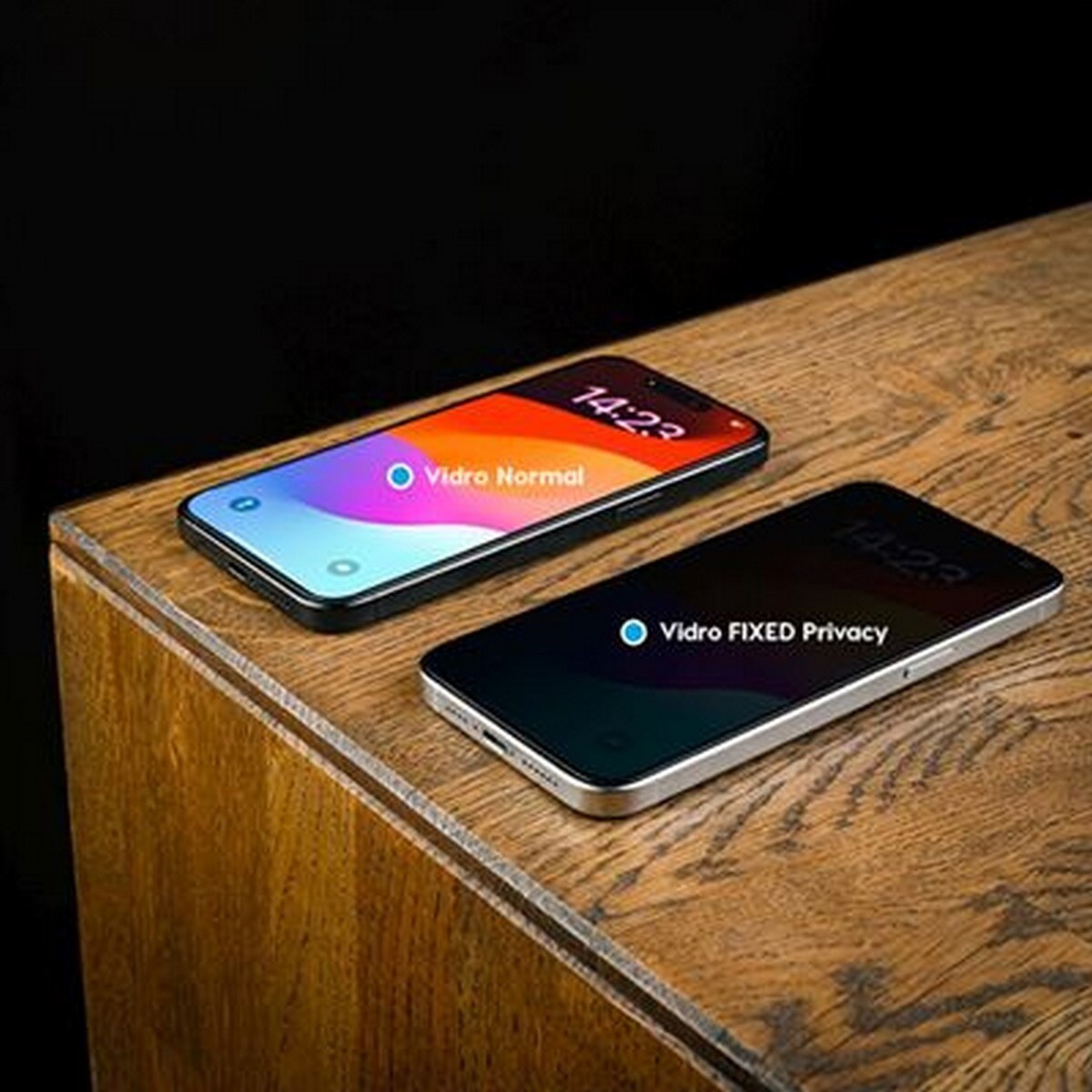 Película de Proteção de Vidro Temperado Privacy Fixed para iPhone 16/15 3