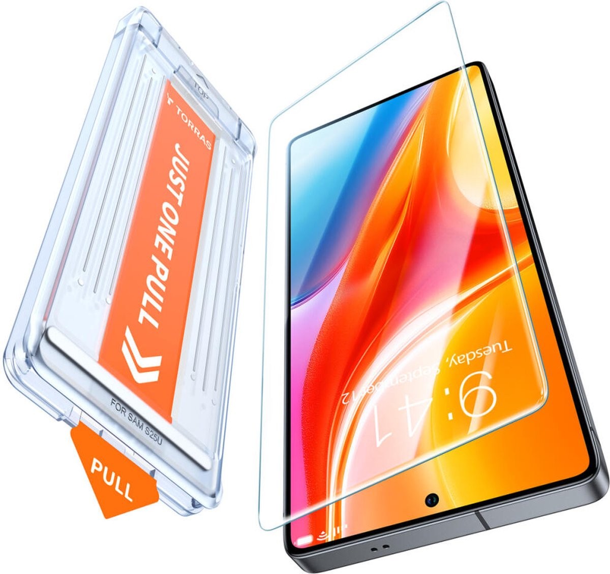 Imagem 0 de Película de Vidro Torras Install Master para Samsung Galaxy S25+