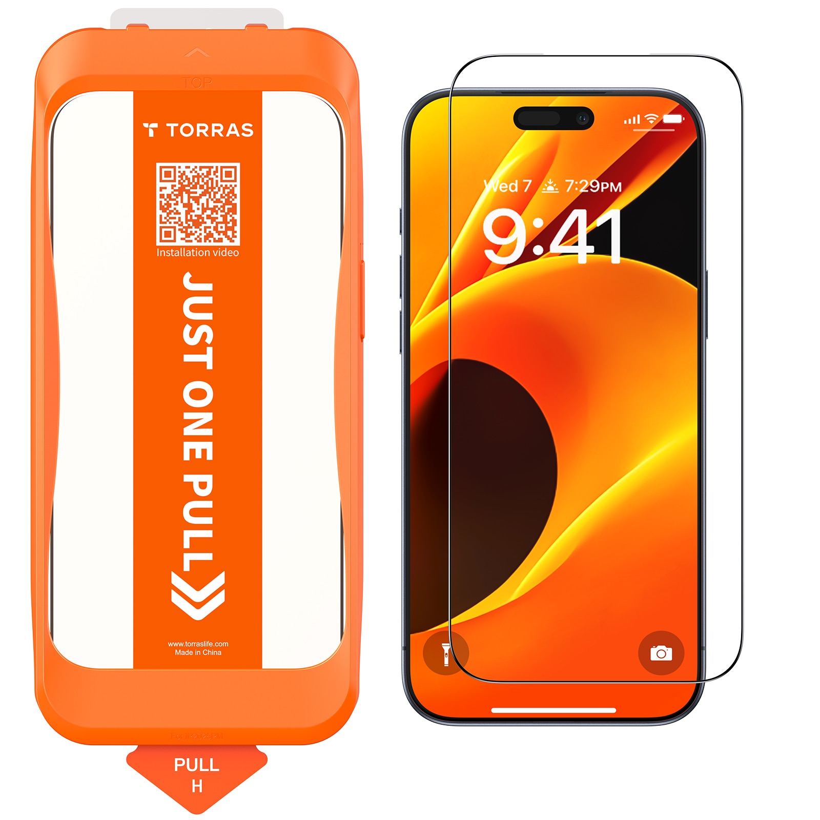 Imagem 0 de Protetor de Ecrã Torras Install Master iPhone 17 Pro