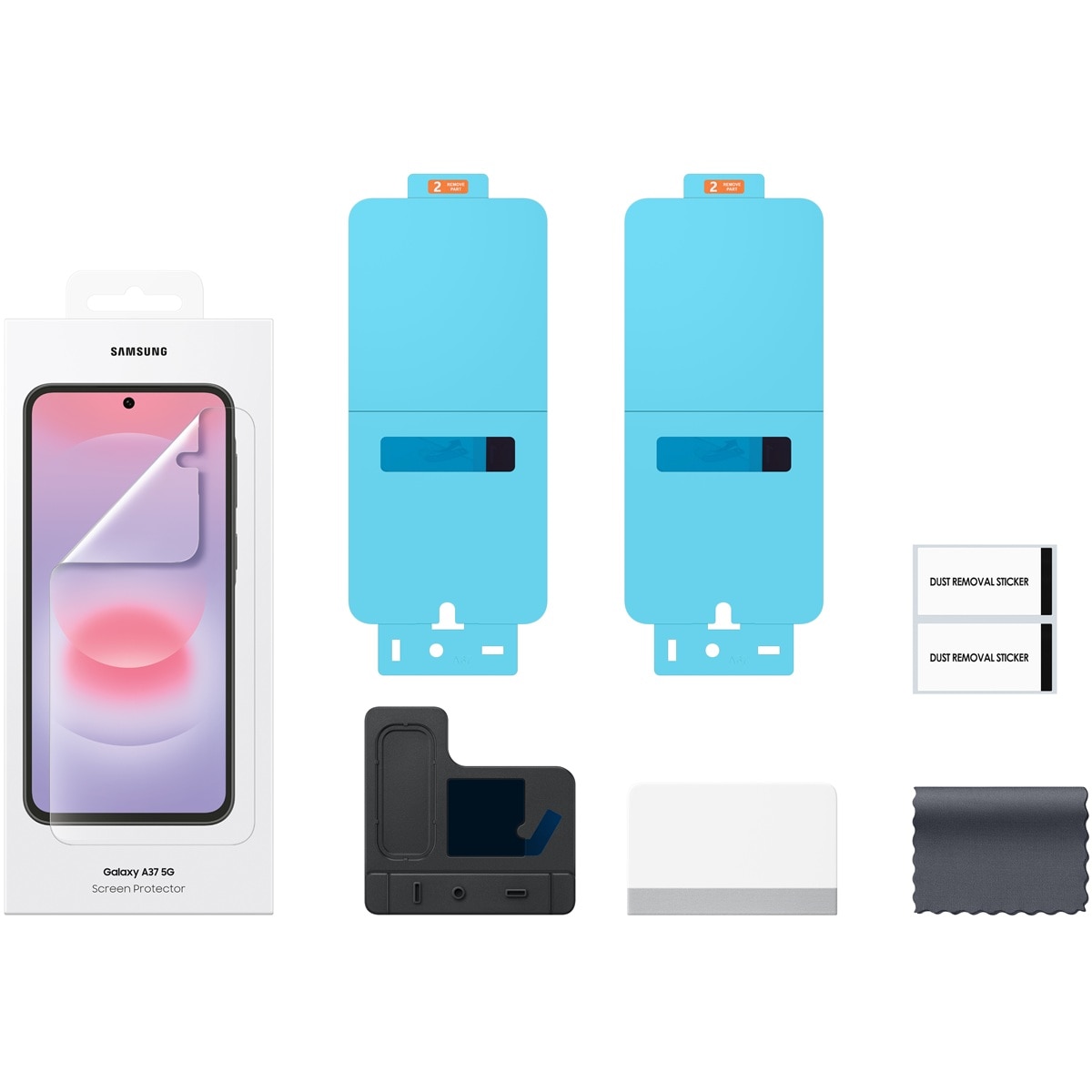 Protetor de Ecrã para Samsung Galaxy A37 - Transparente Transparente-4