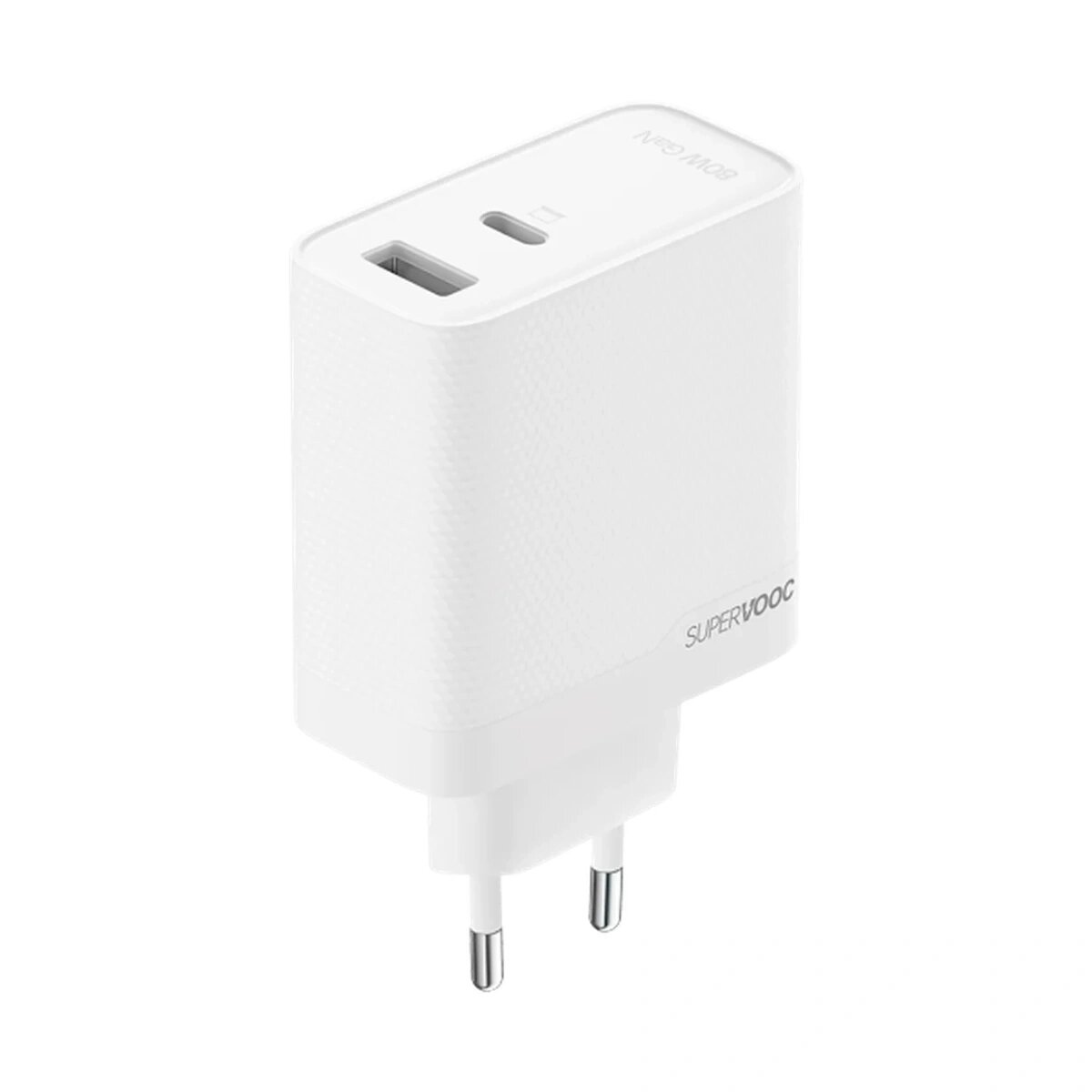 Imagem 0 de Carregador Rápido OPPO SuperVOOC USB?C + USB?A 80W - Branco