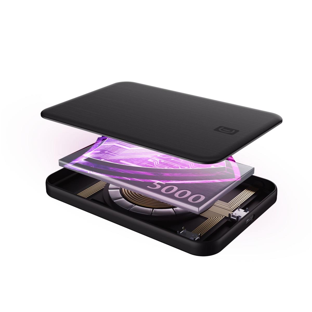 Power Bank Cellularline Mag Airy 5000 mA/h, Qi2 25 W Preto-2