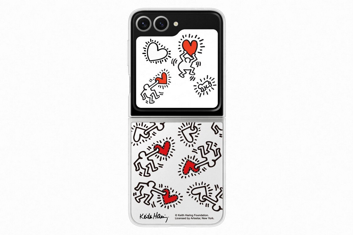 Capa Wallpaper Inteligente para Samsung Galaxy Z Flip 6 - Branco Branco-2