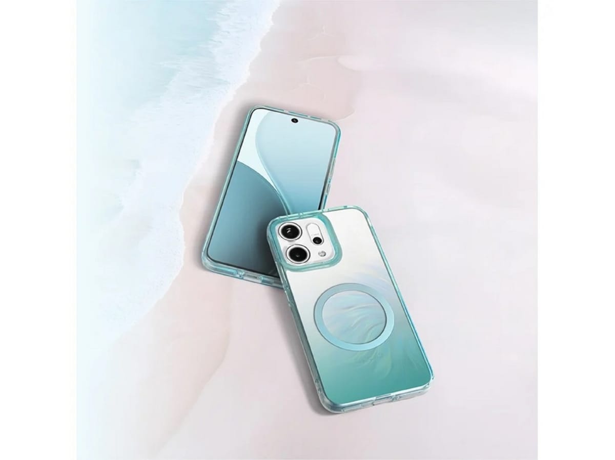 Capa Magnética Oppo Reno14 F/FS - Azul Transparente Azul Transparente-3