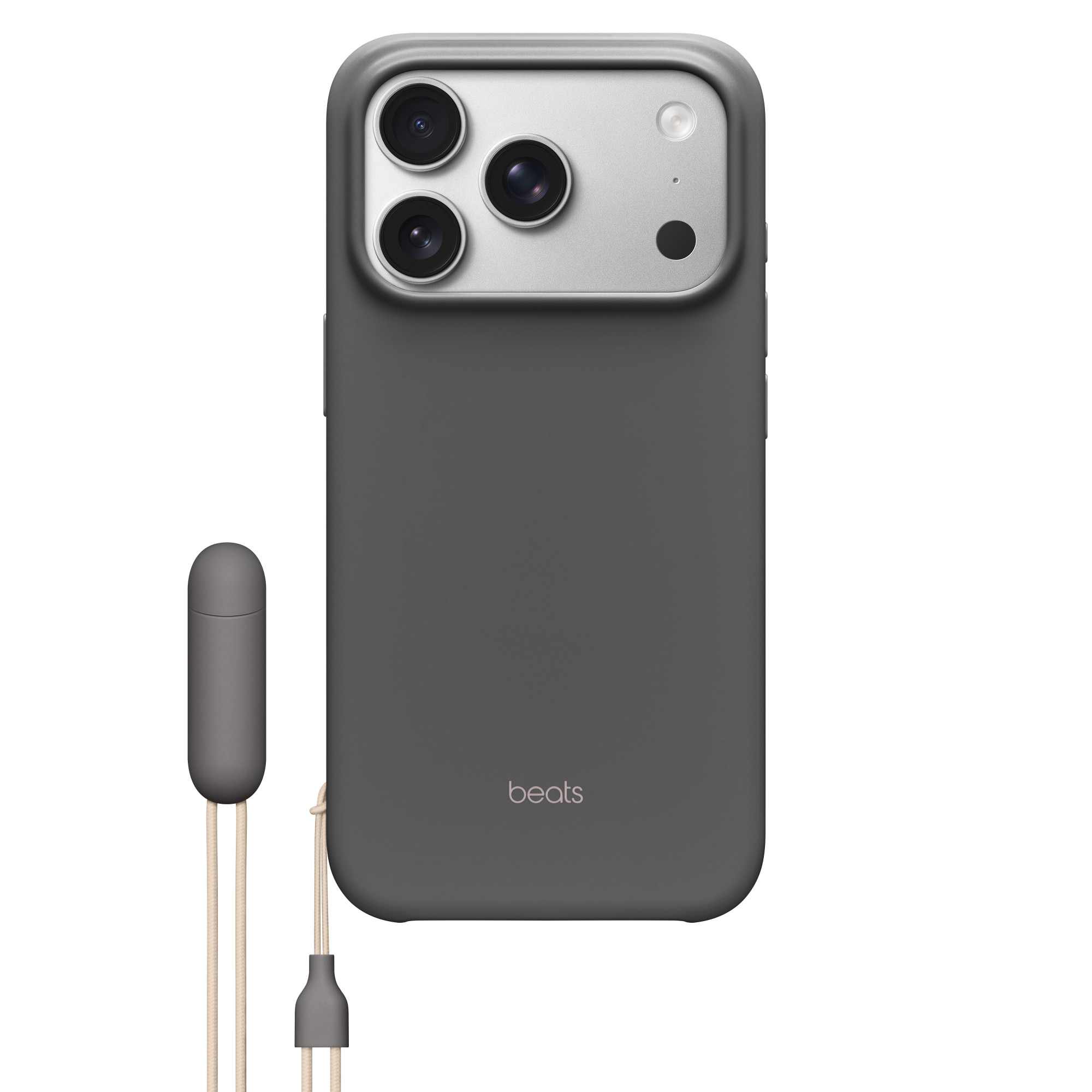 Imagem 0 de Capa Apple Kickstand da Beats com MagSafe e Controlo da Câmara para iPhone 17 Pro - Cinzento Granito
